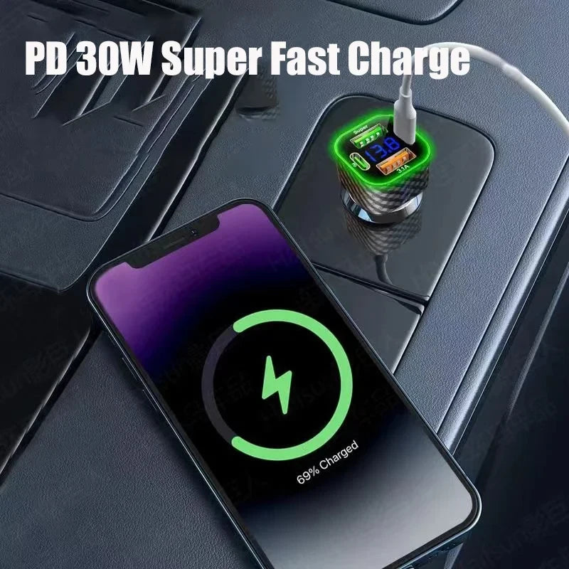 Dual USB-C Car Charger