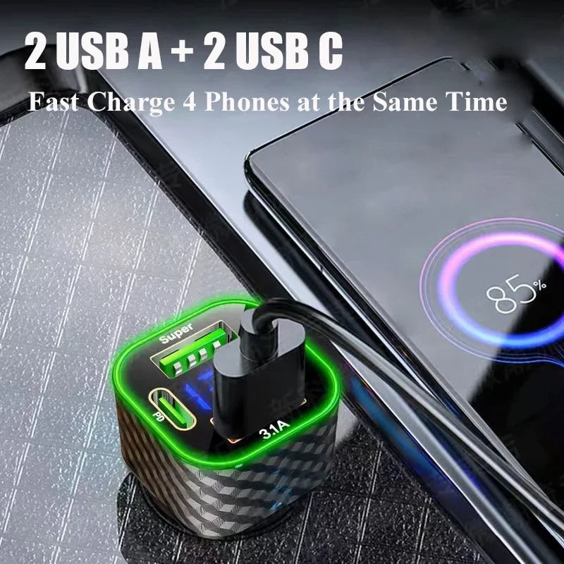 Dual USB-C Car Charger