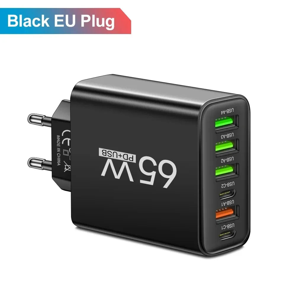 Compact Multi-Port Wall Charger