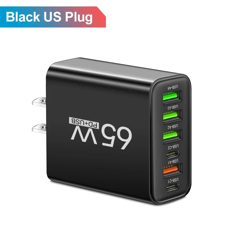 Compact Multi-Port Wall Charger