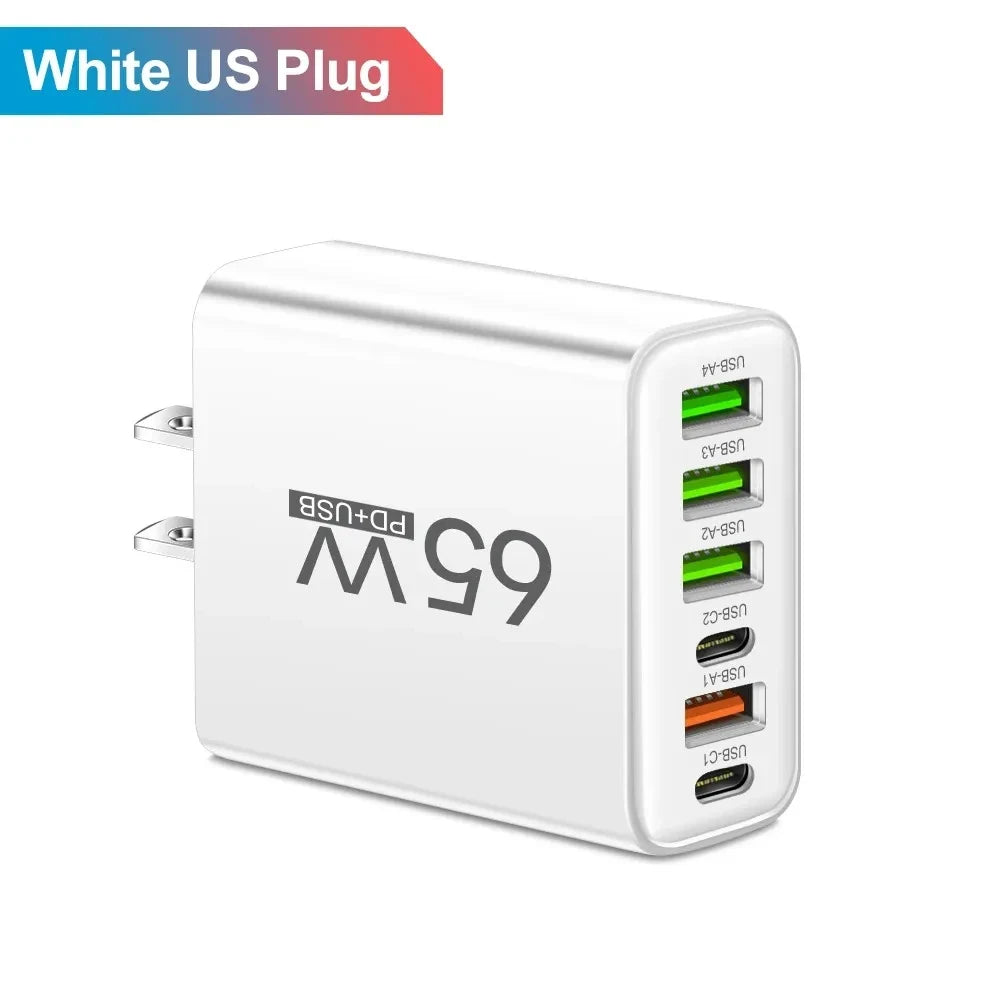 Compact Multi-Port Wall Charger