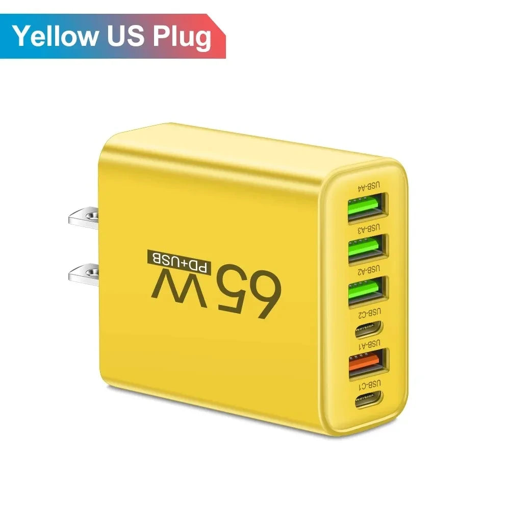 Compact Multi-Port Wall Charger