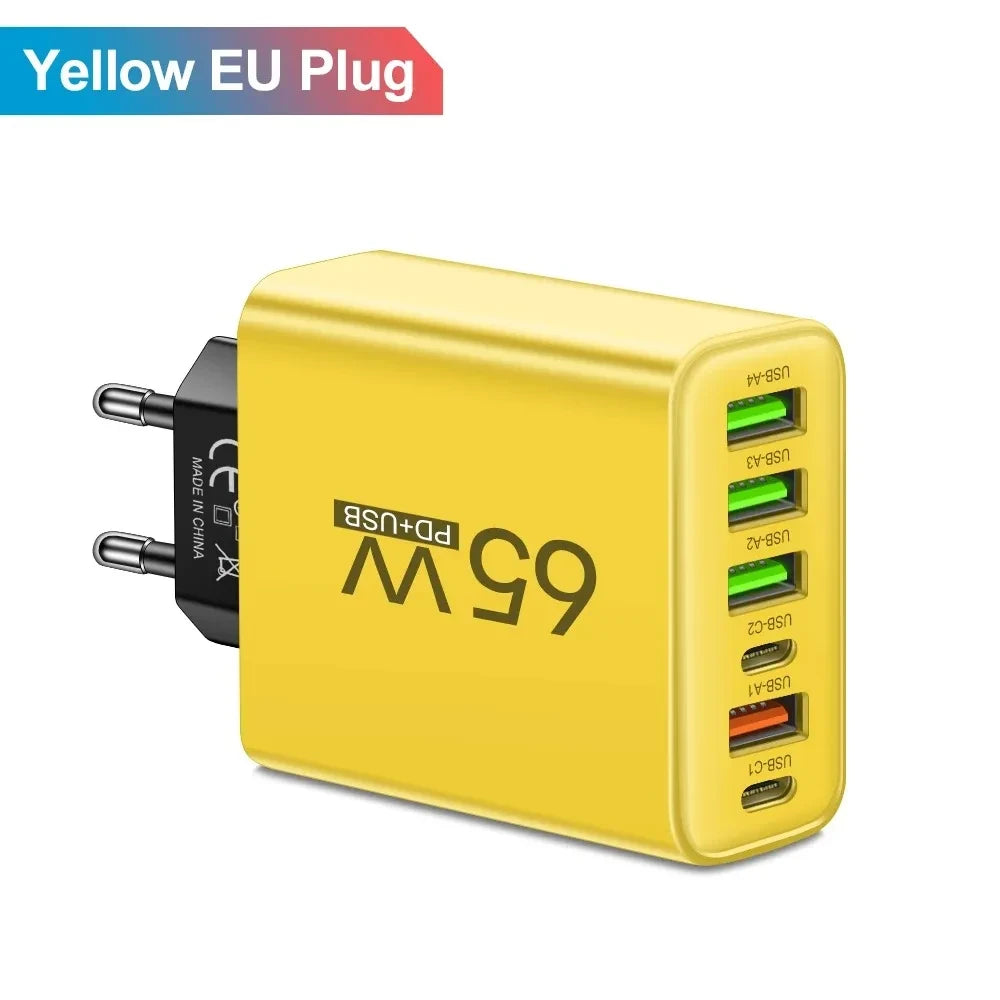 Compact Multi-Port Wall Charger