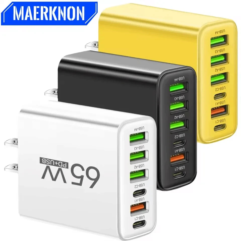 Compact Multi-Port Wall Charger