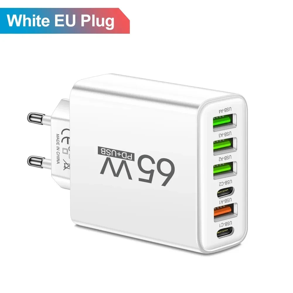 Compact Multi-Port Wall Charger